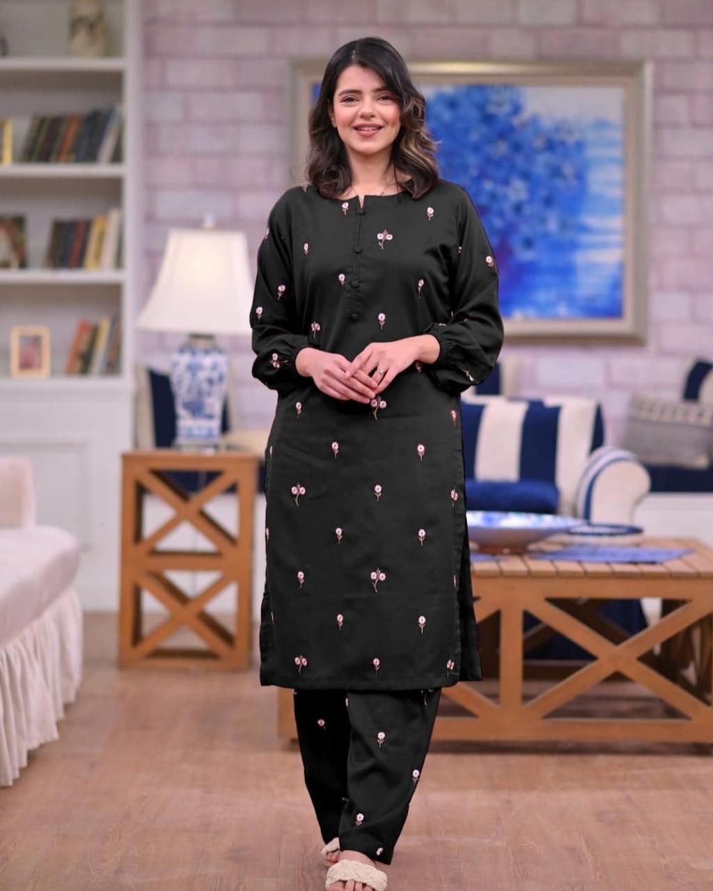 An outfit that blends style and comfort